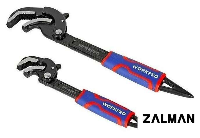 Ключ трубный Workpro WP202574 (2 шт)