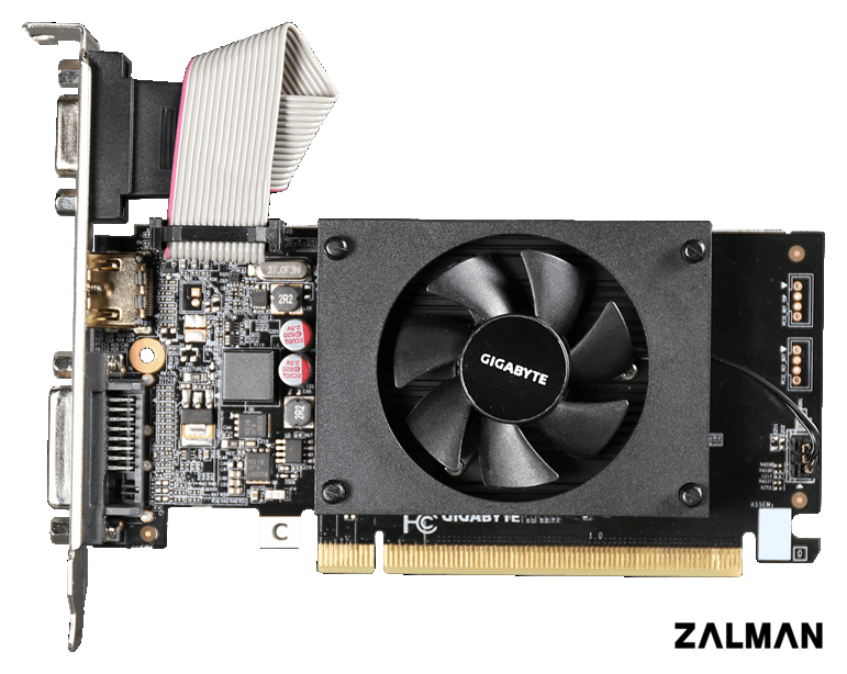 Видеокарта Gigabyte GeForce GT 710 2GB DDR3 [GV-N710D3-2GL]