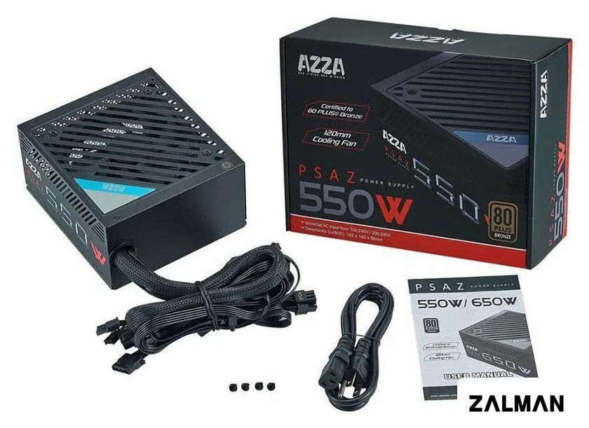 Блок питания AZZA PSAZ-550W