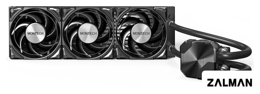 Система жидкостного охлаждения для процессора Montech HyperFlow Silent 360 (черный)
