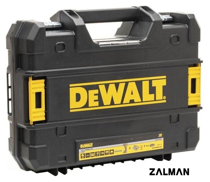 Дрель-шуруповерт DeWalt DCD708D2T-QW (с 2-мя АКБ, кейс)