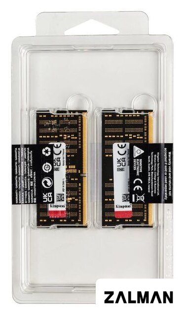 Оперативная память Kingston FURY Impact 2x16ГБ DDR4 SODIMM KF432S20IBK2/32