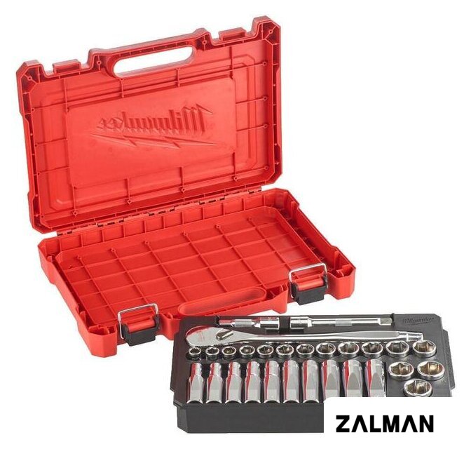 Набор трещотка с головками Milwaukee 4932471864 (28 предметов)