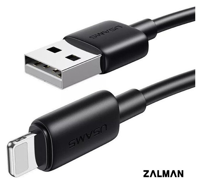 Кабель Usams US-SJ709 USB Type-A - Lightning (1 м, черный)