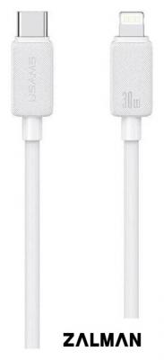 Кабель Usams US-SJ692 USB Type-C - Lightning (1 м, белый)
