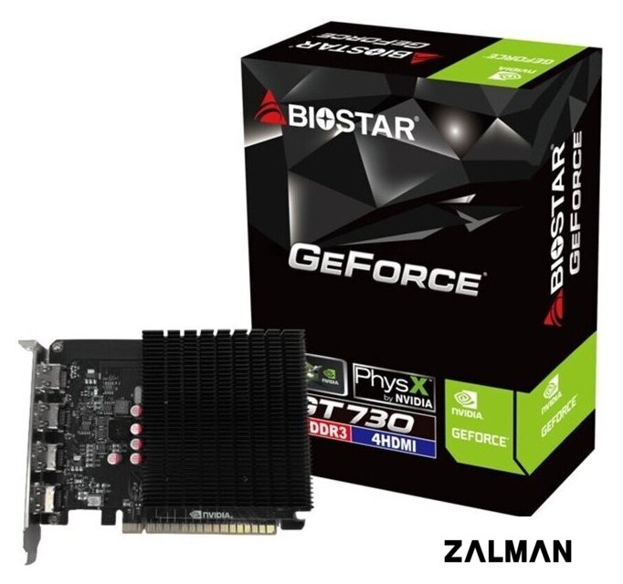 Видеокарта BIOSTAR GeForce GT 730 4GB DDR3 VN7313TG46