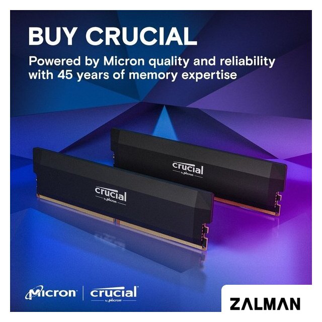Оперативная память Crucial Pro Overclocking Edition 2x16ГБ DDR5 6000 МГц CP2K16G60C36U5B