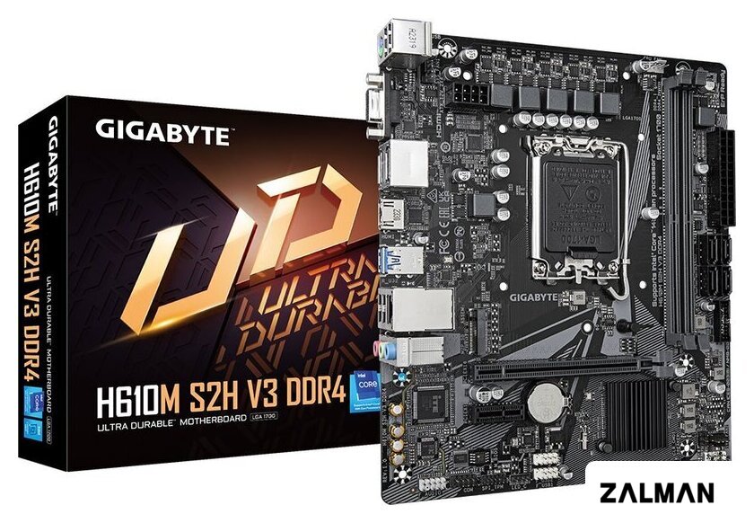 Материнская плата Gigabyte H610M S2H V3 DDR4 (rev. 1.0)
