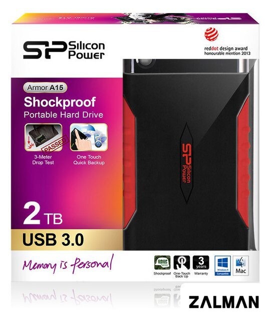 Внешний накопитель Silicon-Power Armor A15 2TB (SP020TBPHDA15S3L)
