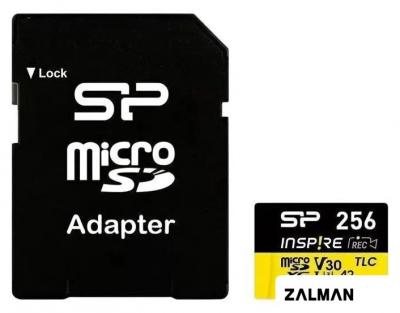 Карта памяти Silicon-Power Inspire microSDXC SP256GBSTXLA2V1NSP 256GB (с адаптером)