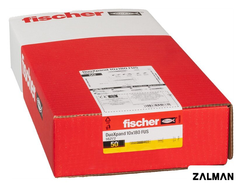 Дюбель фасадный Fischer DuoXpand 10x180 FUS 562172 (50 шт)