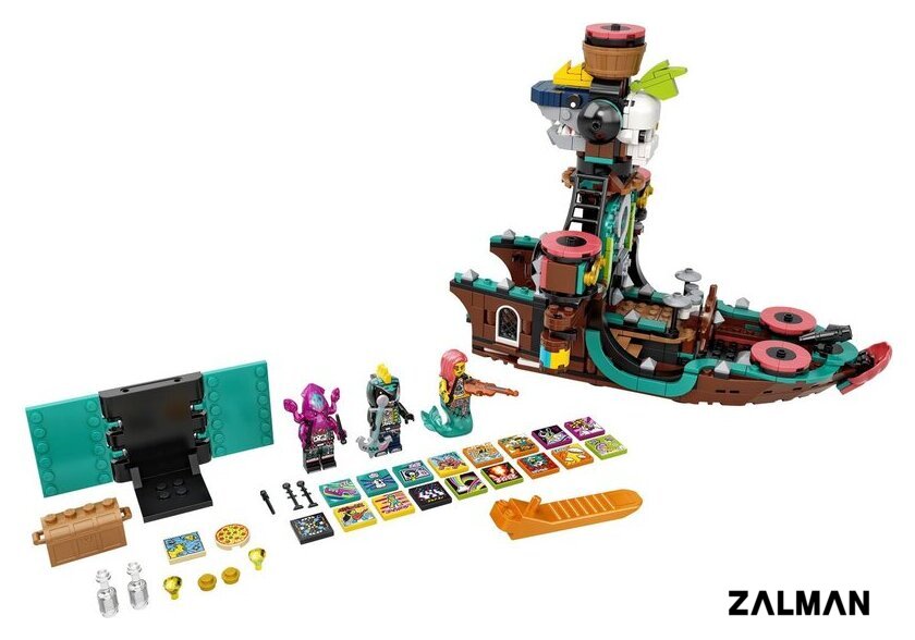 Конструктор LEGO Vidiyo 43114 Корабль Пирата Панка