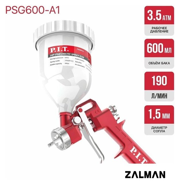 Краскопульт P.I.T. PSG600-A1