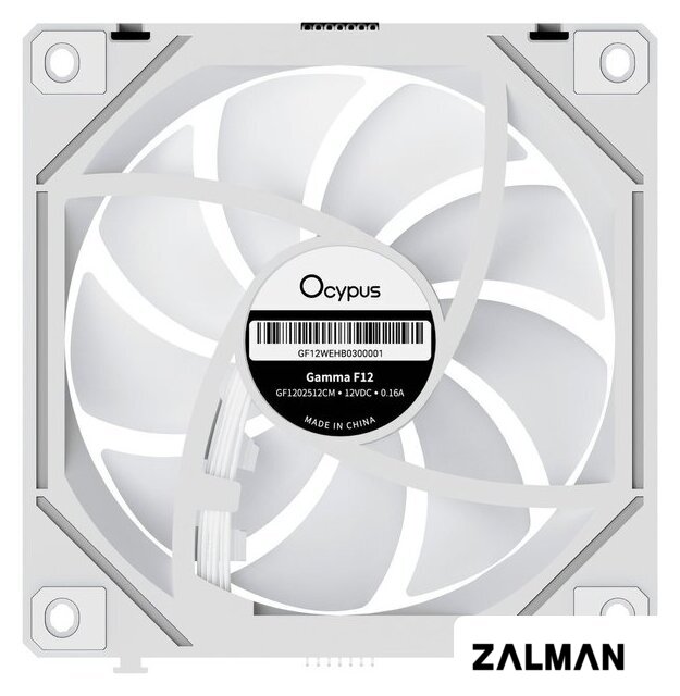 Комплект вентиляторов для корпуса Ocypus Gamma F12 Uni WH ARGB Reverse Blade 3IN1