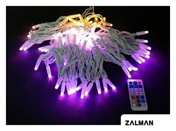 Светодиодная гирлянда ULED Стринг-лайт ULED-SL-100-220V-(W-ESR-RGB)