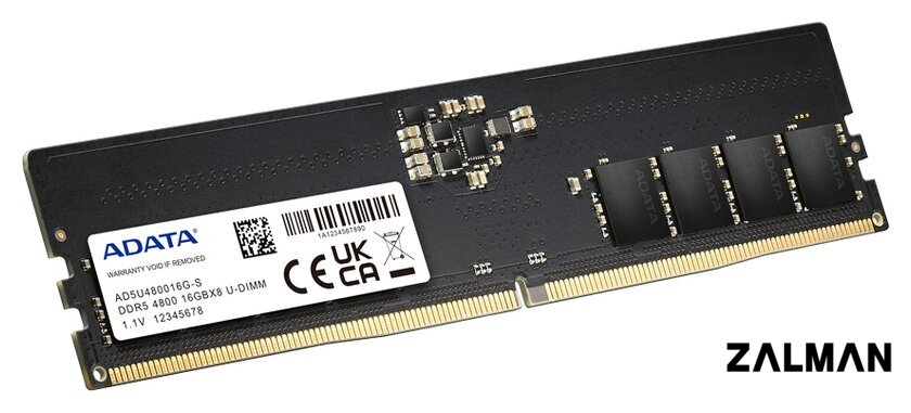 Оперативная память ADATA 32ГБ DDR5 4800 МГц AD5U480032G-S