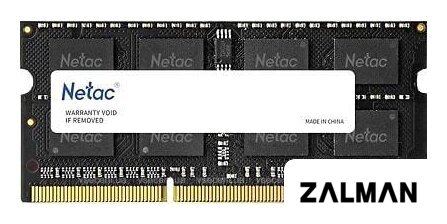 Оперативная память Netac Basic 8GB DDR3 SODIMM PC3-12800 NTBSD3N16SP-08