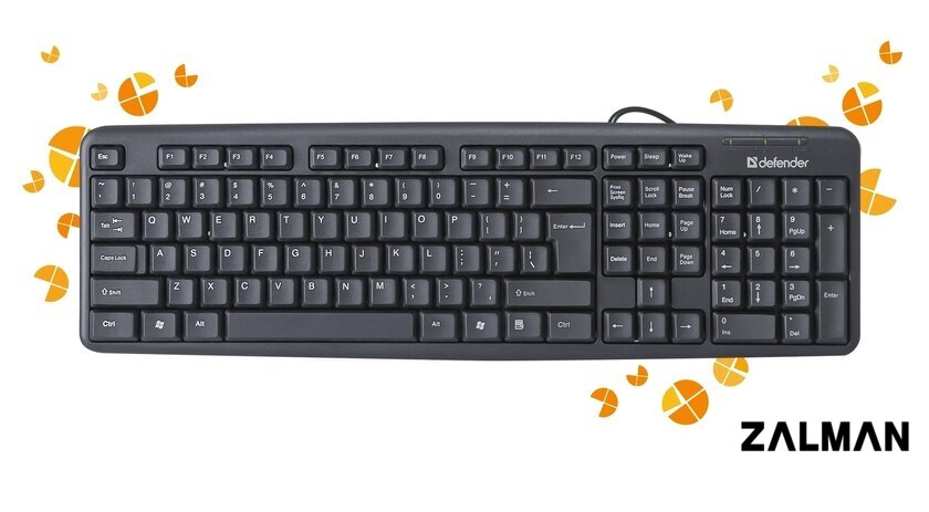 Клавиатура Defender Element HB-520 USB (черный)