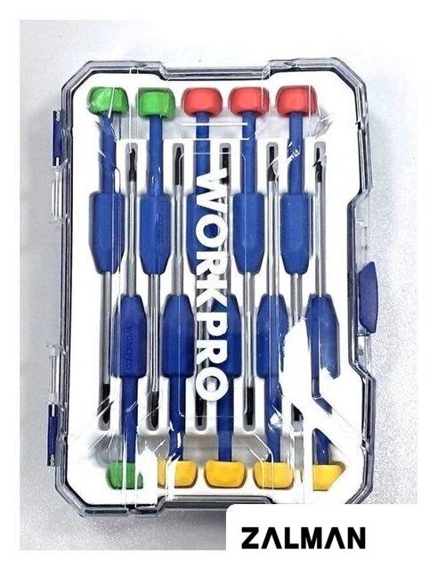 Набор отверток прецизионных Workpro WP200530 (10 предметов)