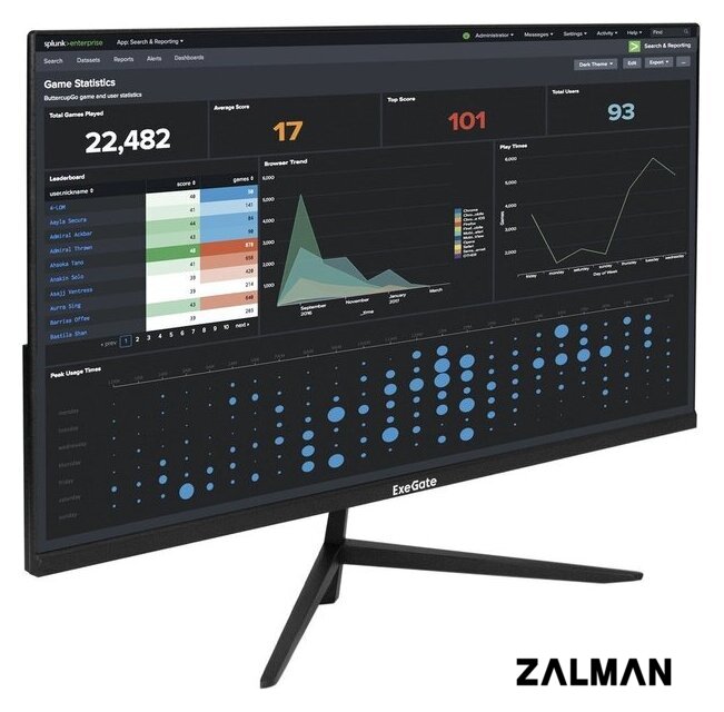 Монитор ExeGate ProSmart EZ2707TA EX297649RUS