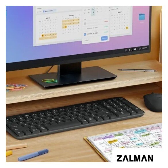 Клавиатура Logitech K251 Compact Bluetooth Wireless Keyboard 920-013363 (графитовый, с гравировкой)