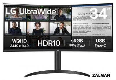 Монитор LG UltraWide 34WR55QK-B
