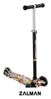 Трехколесный самокат RGX Sticker Boom LED 3 Трехколесный самокат RGX Sticker Boom LED 3