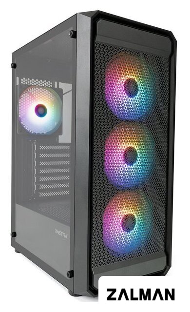 Корпус XASTRA A403 4FRGB (черный)