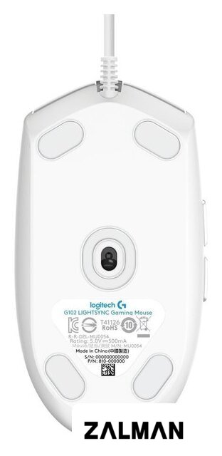 Игровая мышь Logitech G102 Lightsync (белый)