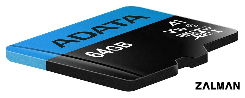 Карта памяти ADATA Premier AUSDX64GUICL10A1-RA1 microSDXC 64GB (с адаптером)