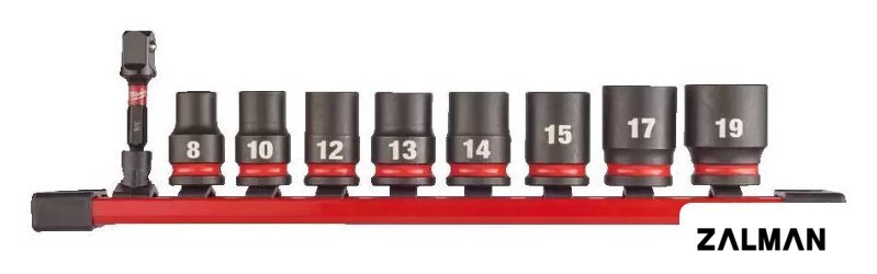Набор головок слесарных Milwaukee 4932480454 (9 шт)