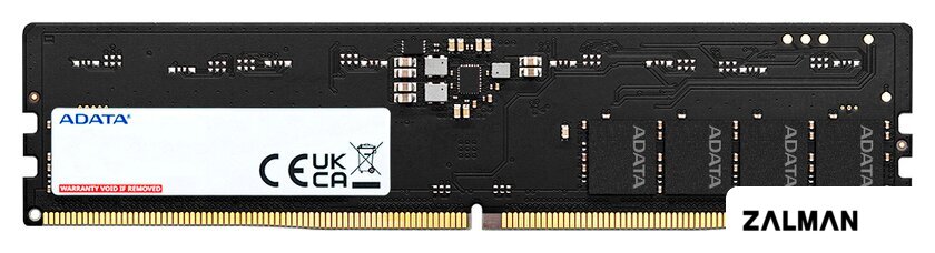 Оперативная память ADATA 8ГБ DDR5 5600 МГц AD5U56008G-S