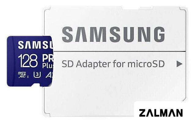 Карта памяти Samsung PRO Plus microSDXC 128GB MB-MD128SA/EU (с адаптером)