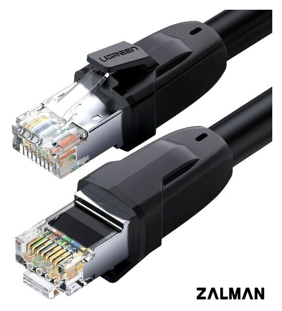 Кабель Ugreen NW121 70172 RJ45 - RJ45 (5 м, черный)