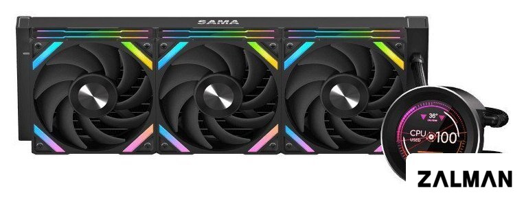 Система жидкостного охлаждения для процессора Sama Q60 360 (черный)