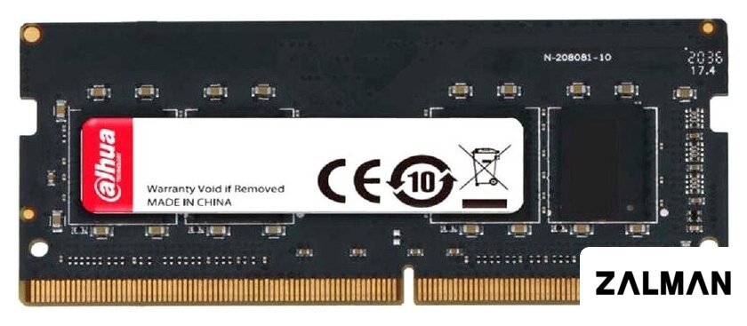 Оперативная память Dahua 16ГБ DDR4 SODIMM 3200 МГц DHI-DDR-C300S16G32