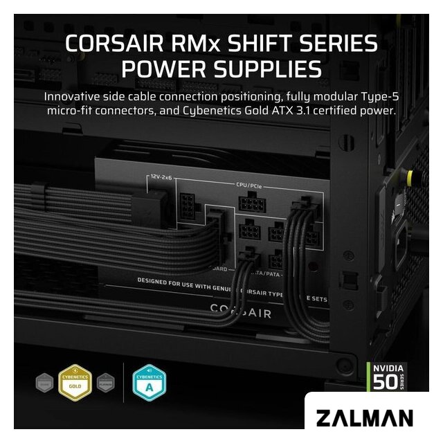 Блок питания Corsair RM1000x Shift CP-9020300-EU