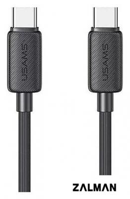 Кабель Usams US-SJ696 USB Type-C - USB Type-C (2 м, черный)