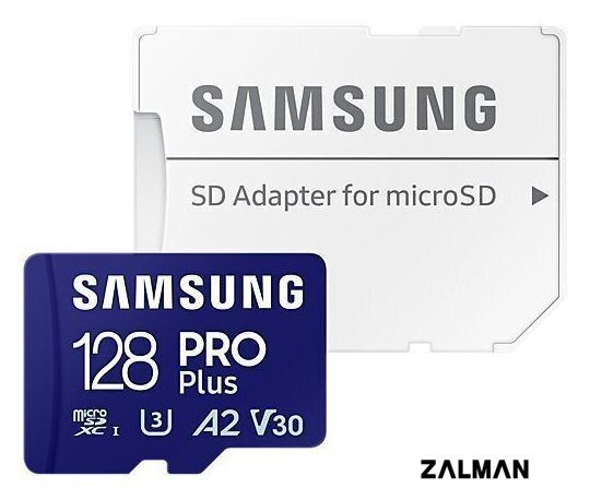 Карта памяти Samsung PRO Plus microSDXC 128GB MB-MD128SA/EU (с адаптером)