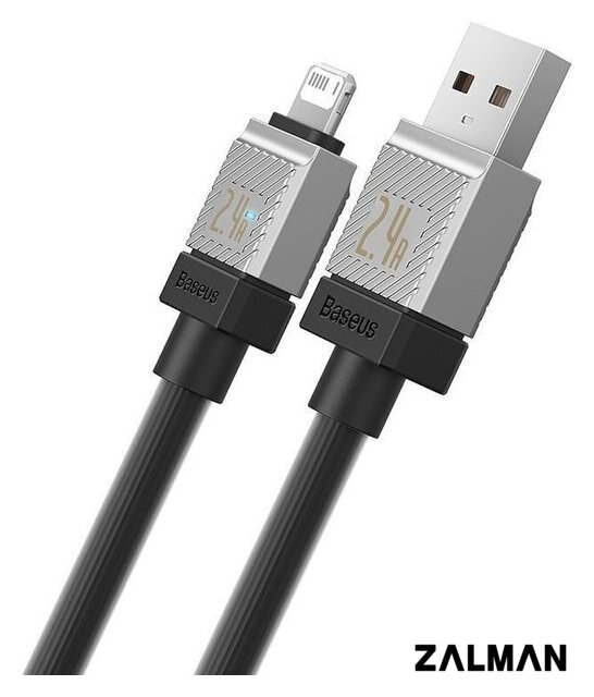 Кабель Baseus CoolPlay Series USB Type-A - Lightning (1 м, черный)