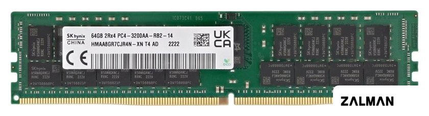 Оперативная память Hynix 64ГБ DDR4 3200 МГц HMAA8GR7CJR4N-XN