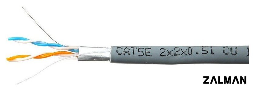 Кабель Skynet Cable CSP-FTP-2-CU (305 м, серый)
