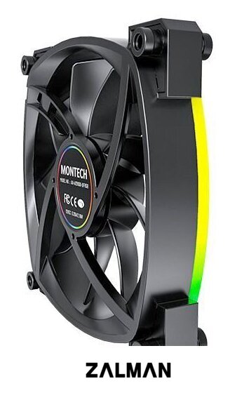 Вентилятор для корпуса Montech AX120 PWM (черный)