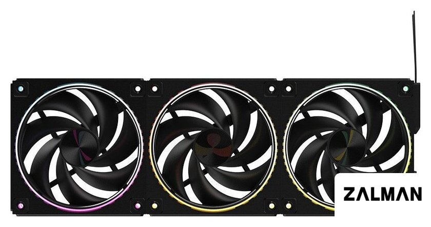 Комплект вентиляторов для корпуса Zalman ZM-DF120 A3 (черный)