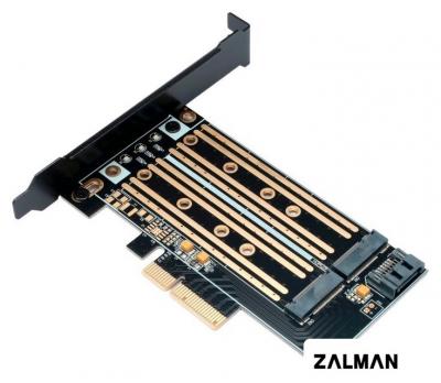 Адаптер для подключения M.2 накопителей Gembird MF-PCIE-NVME-SATA