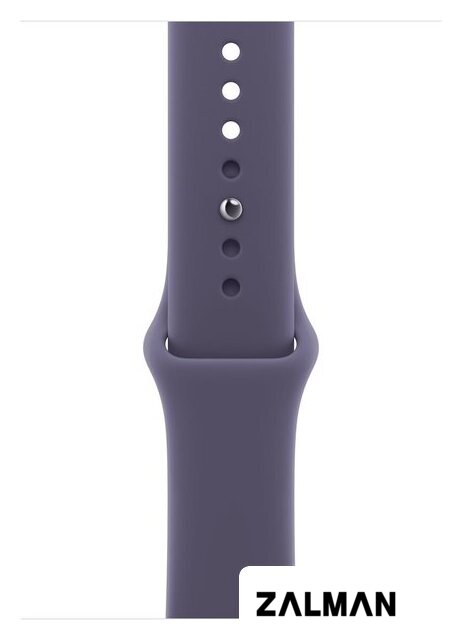 Умные часы Apple Watch Series 11 46 мм (алюминиевый корпус, серебристый/фиолетовый туман, спортивный силиконовый ремешок S/M)