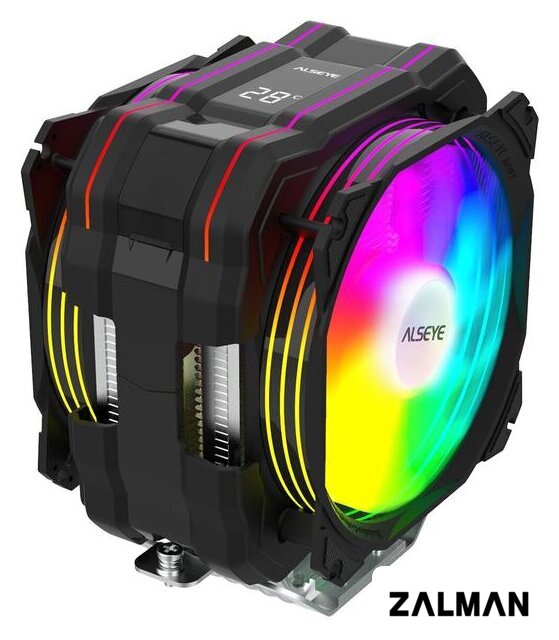 Кулер для процессора ALSEYE M120D Plus (черный)