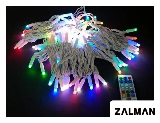 Светодиодная гирлянда ULED Стринг-лайт ULED-SL-100-220V-(W-ESR-RGB)
