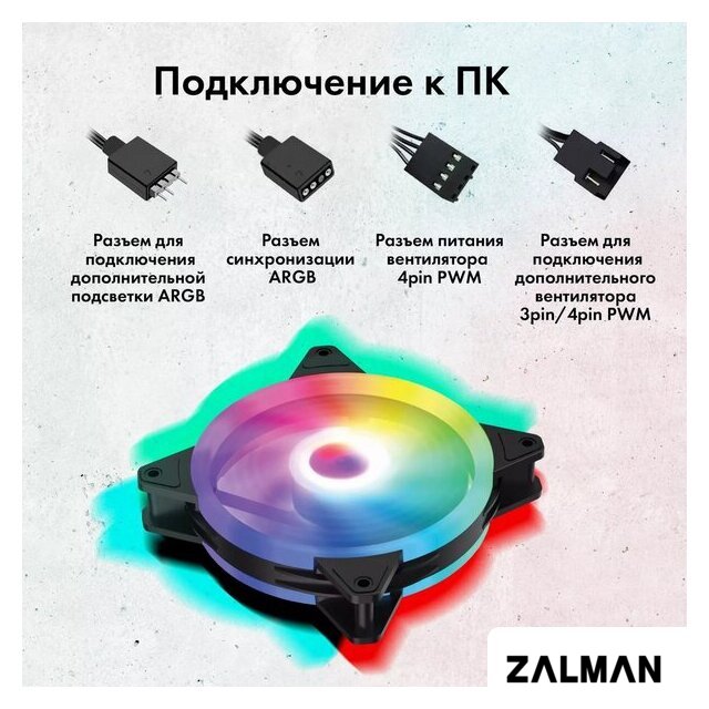 Вентилятор для корпуса GMNG GG-CF120ARGB2-PWMBK