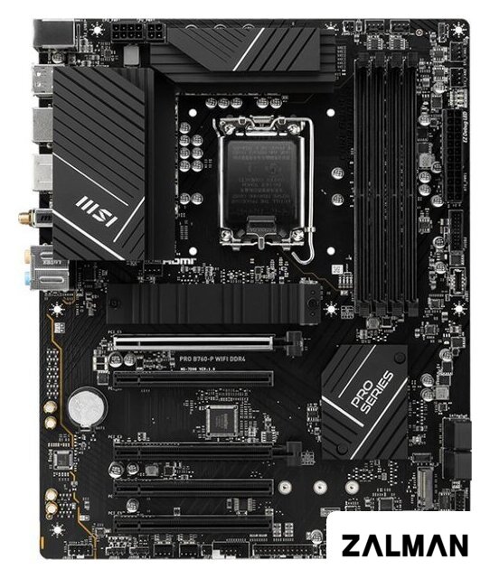 Материнская плата MSI Pro B760-P WiFi DDR4